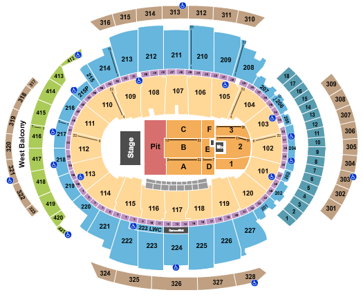 Madison Square Garden Dave Matthews Seating Chart